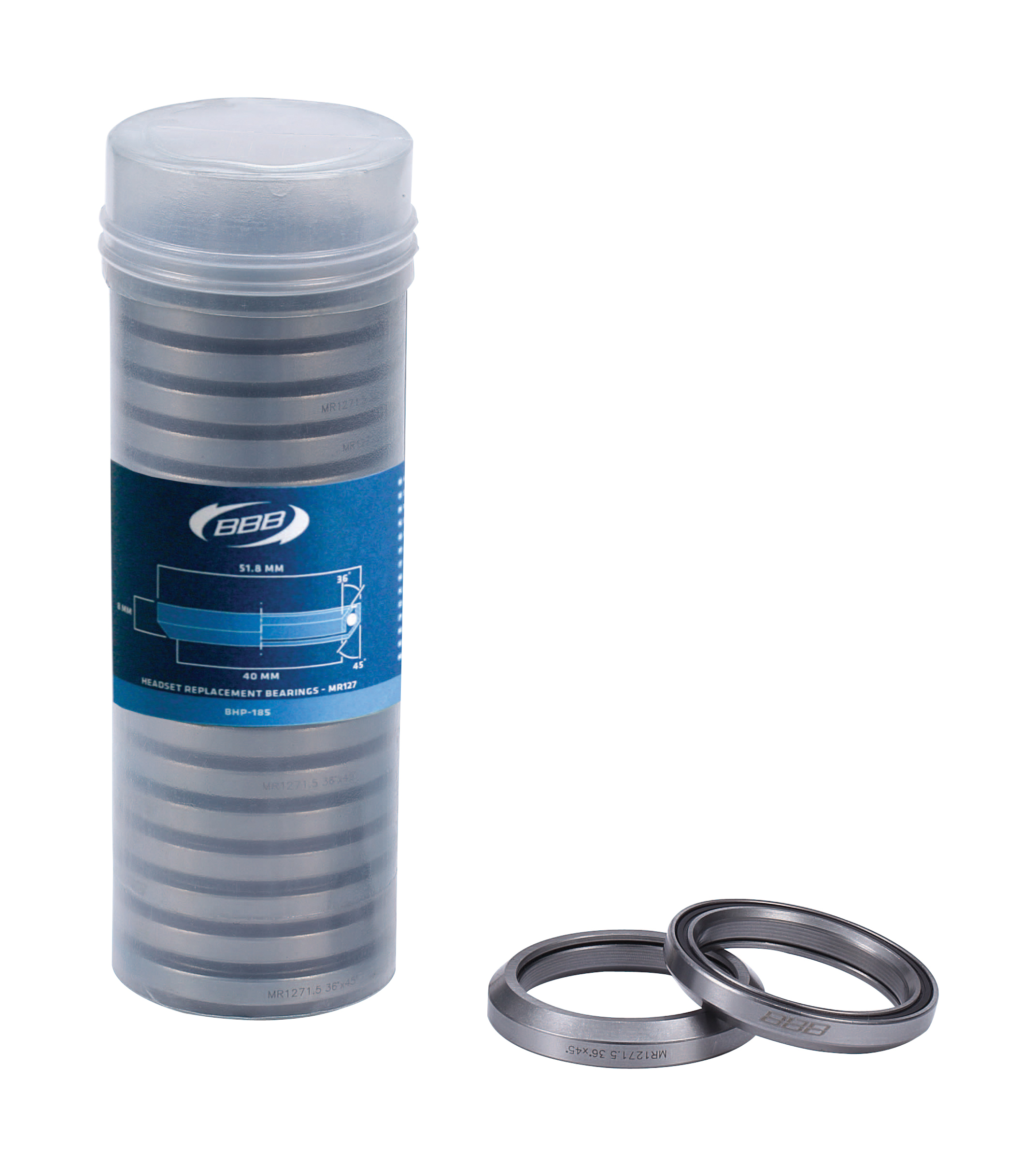 BBB Headset Bearings x20 51.8mm BHP- 185